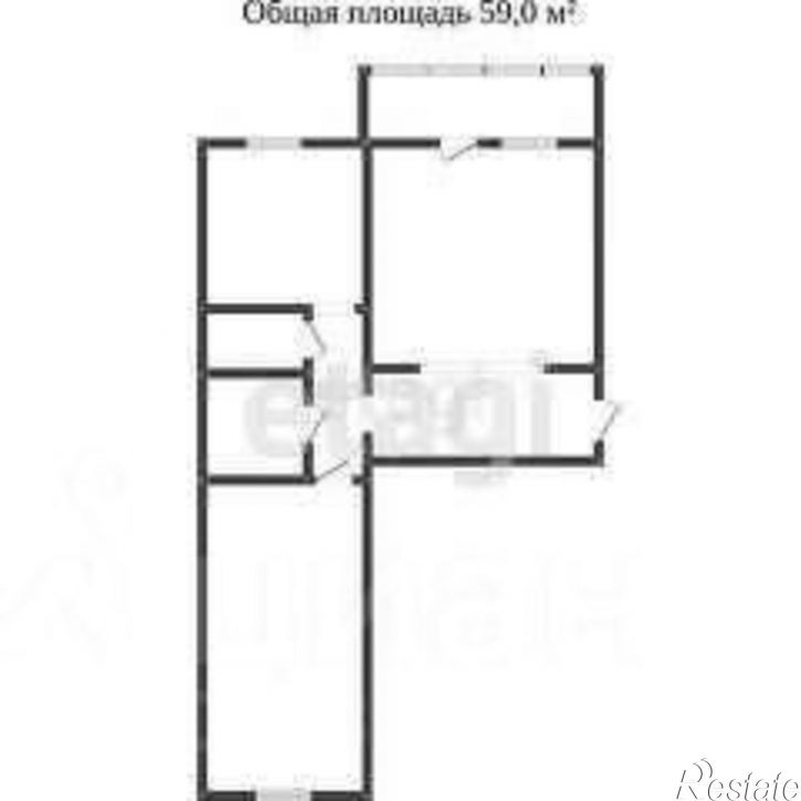 2-комн квартира улица Богдана Хмельницкого, 76,  д. 76