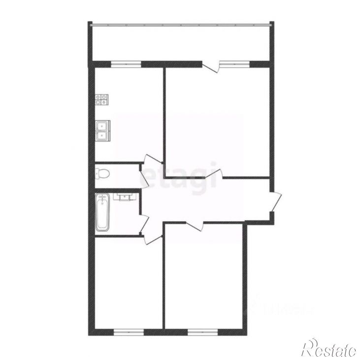 3-комн квартира Миасский городской округ
