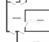 2-комн, 52кв м, этаж 2/9 улица Степана Разина, 3