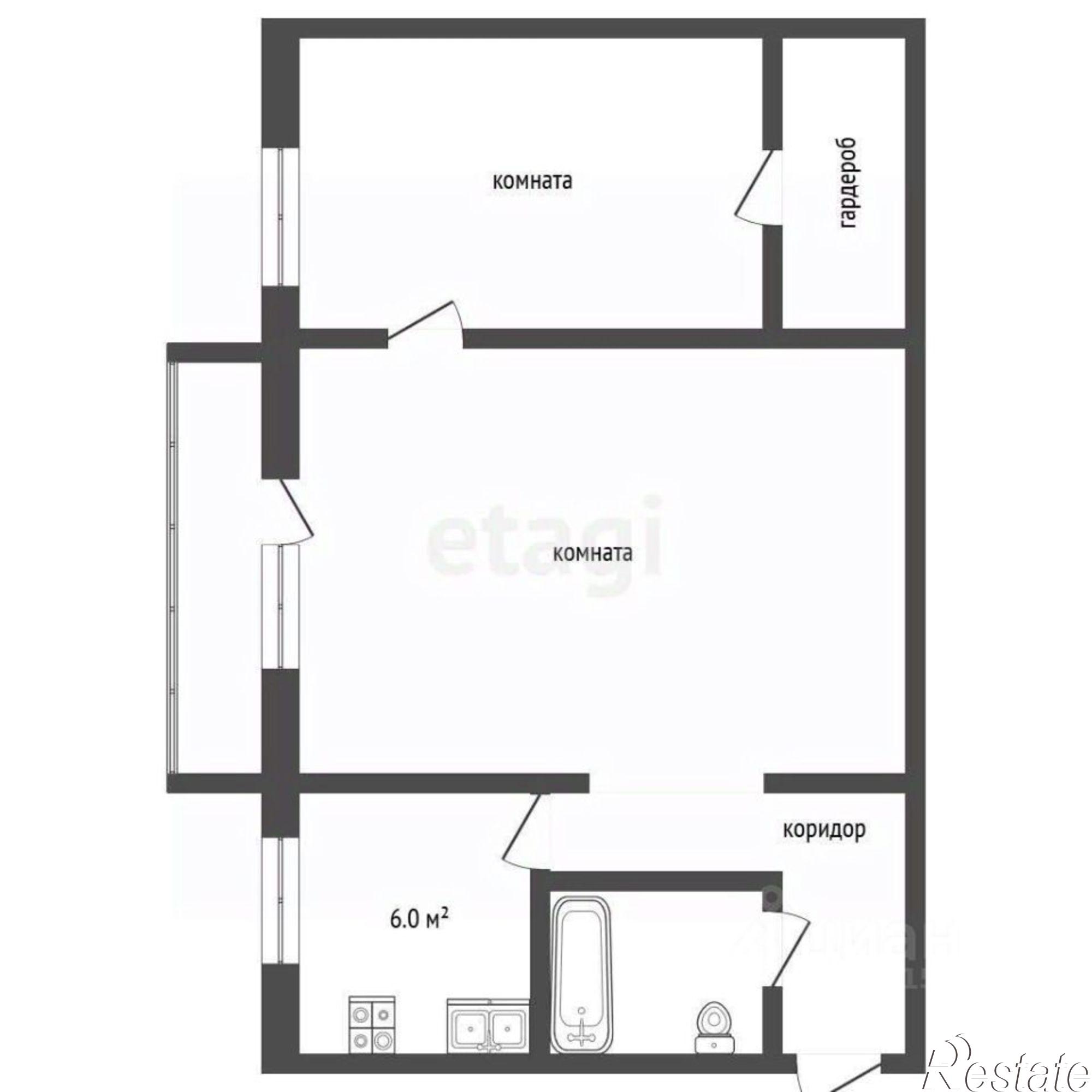 Купить квартиру за 3 450 000 рублей на улица Романенко, 26