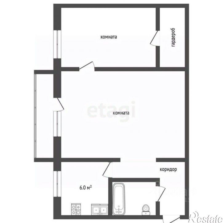 2-комн квартира улица Романенко, 26,  д. 26