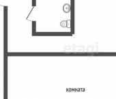 1-комн, 28кв м, этаж 1/2 Юбилейный переулок, 9