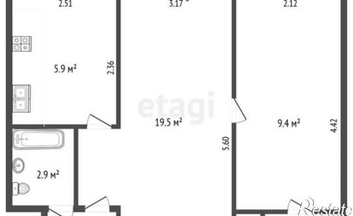 2-комн квартира Предзаводская площадь, 5,  д. 5