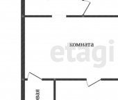 2-комн, 41кв м, этаж 1/2 ул Нахимова, 15