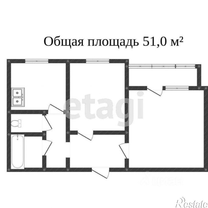 2-комн квартира ул 8 Марта, 144,  д. 144
