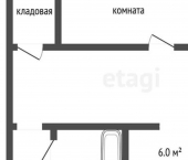 2-комн, 43кв м, этаж 4/5 ул 8 Июля, 3