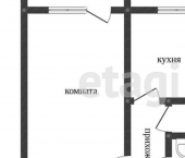 1-комн, 34кв м, этаж 8/10 улица Академика Павлова, 41