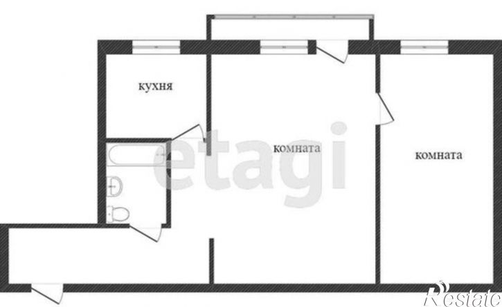 2-комн квартира Предзаводская пл, 5,  д. 5