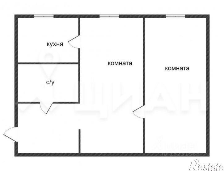 2-комн квартира улица Богдана Хмельницкого, 34,  д. 34