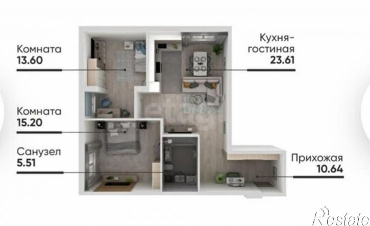 3-комн квартира ул Набережная, 35,  д. 35