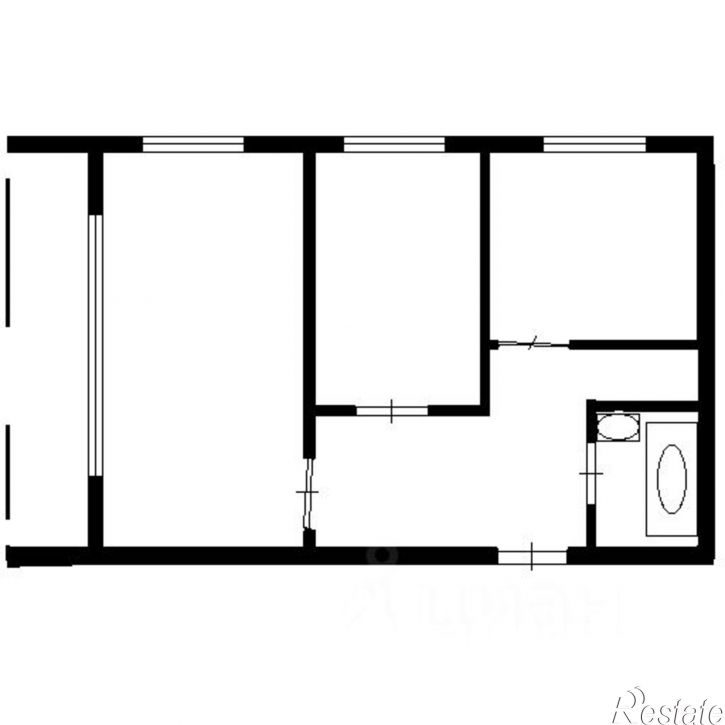 2-комн квартира улица Ветеранов, 13,  д. 13