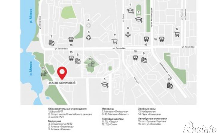 4-комн квартира Набережная улица, 35,  д. 35