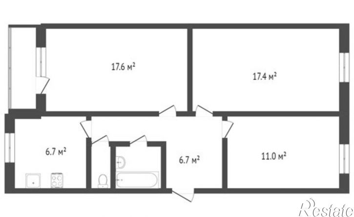 3-комн квартира улица Победы, 29,  д. 29