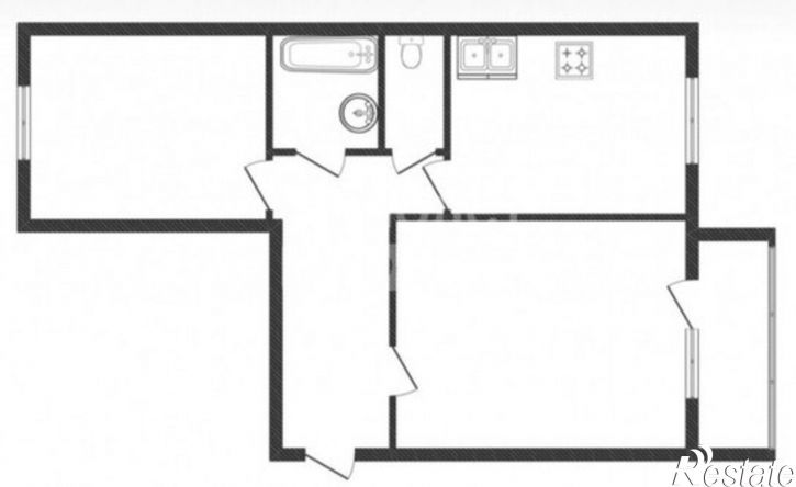 2-комн квартира ул Орловская, 12,  д. 12