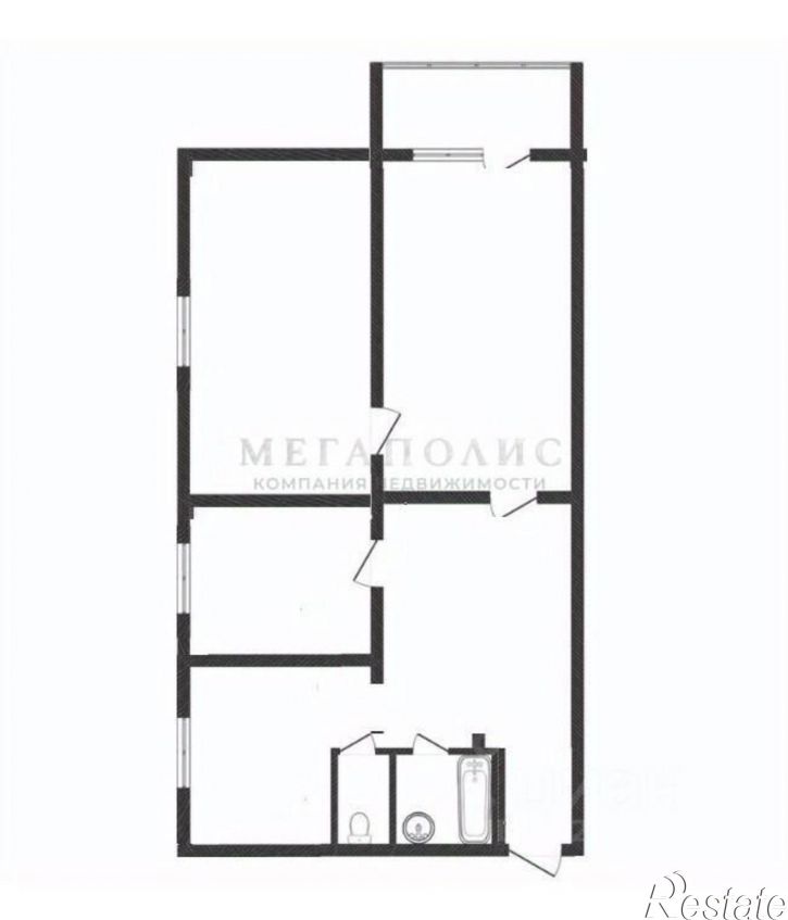 3-комн квартира ул Менделеева, 14,  д. 14