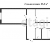 2-комн, 47кв м, этаж 5/5 ул 8 Марта, 161
