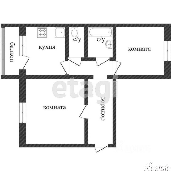 2-комн квартира ул Вернадского, 8,  д. 8