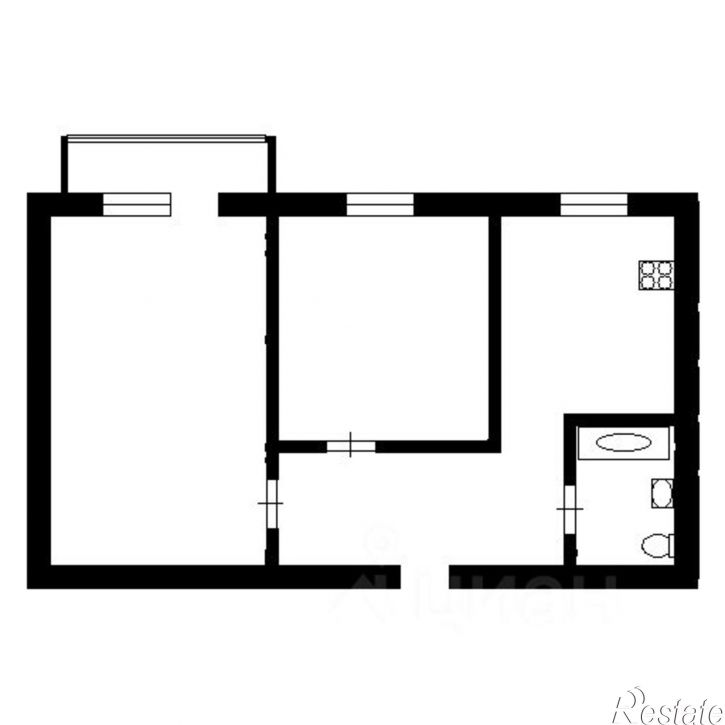2-комн квартира ул Уральских Добровольцев, 3,  д. 3