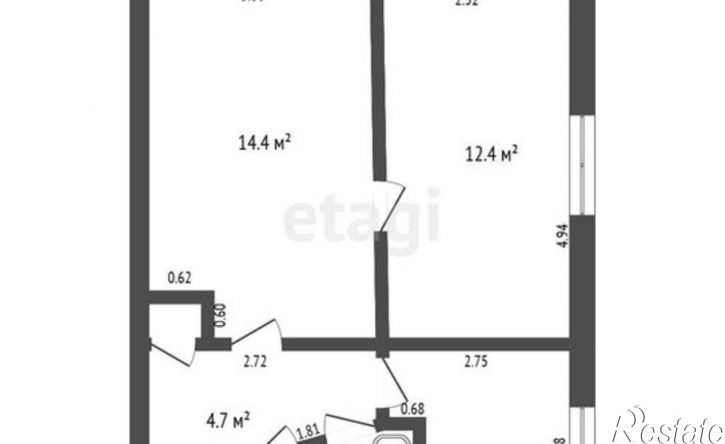 2-комн квартира ул Орловская, 22,  д. 22