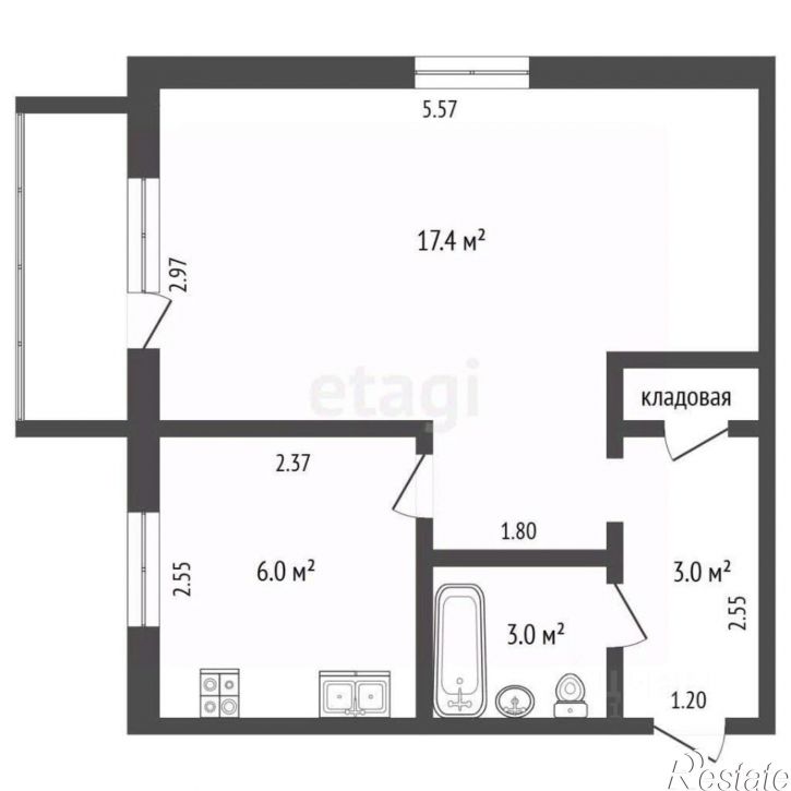 1-комн квартира ул 8 Июля, 1,  д. 1