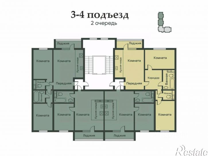 2-комн квартира в новом доме ул Уральская, 123,  д. 123