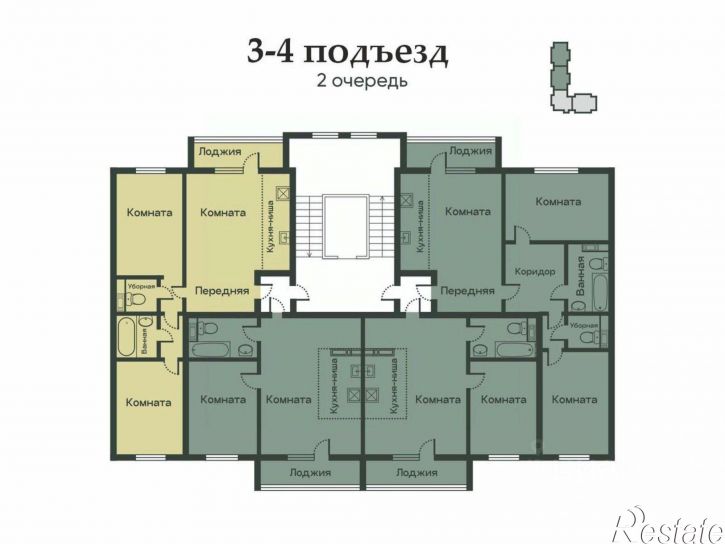 2-комн квартира в новом доме ул Уральская, 123,  д. 123