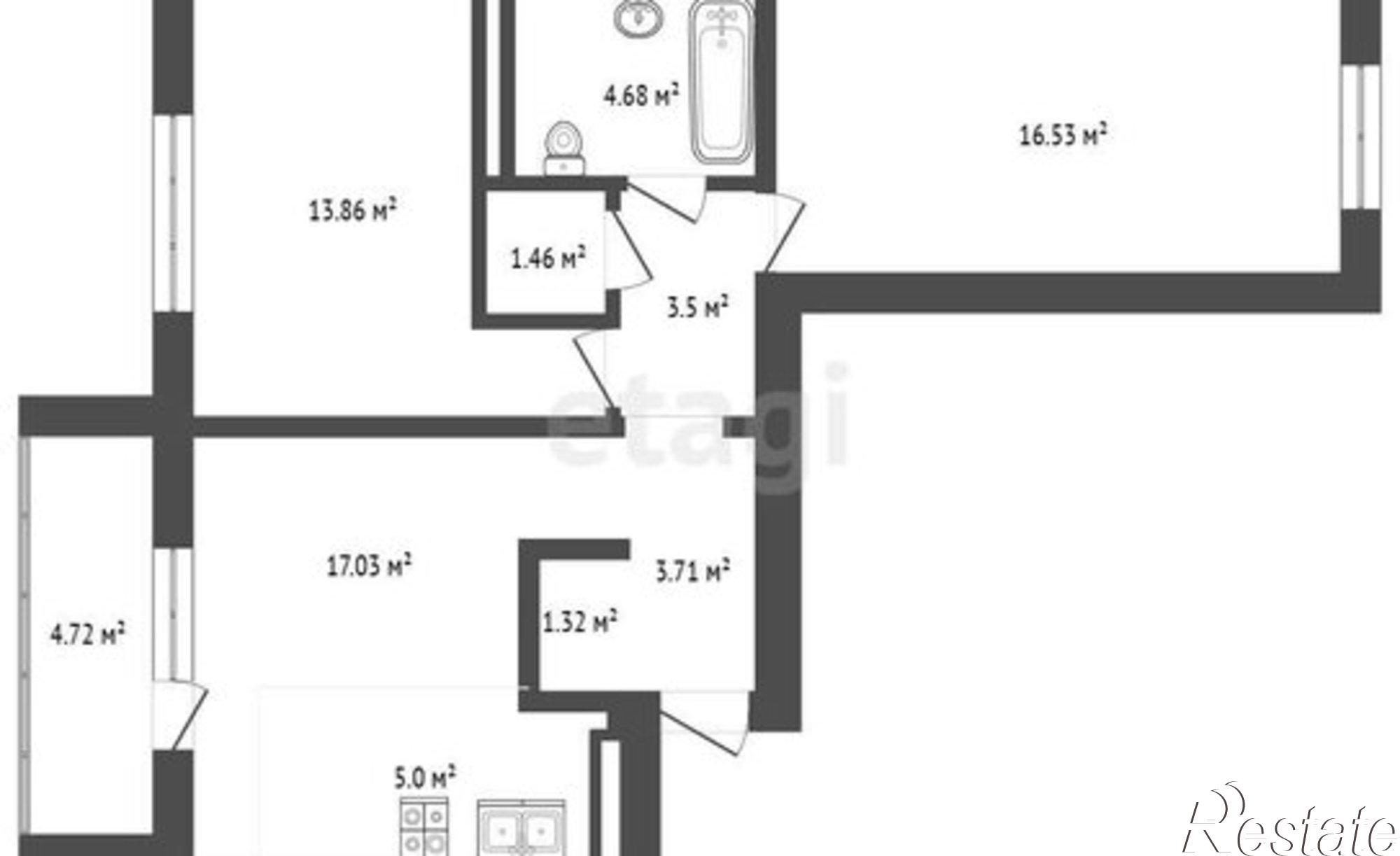 Купить квартиру за 6 290 080 рублей на проспект Макеева, 84