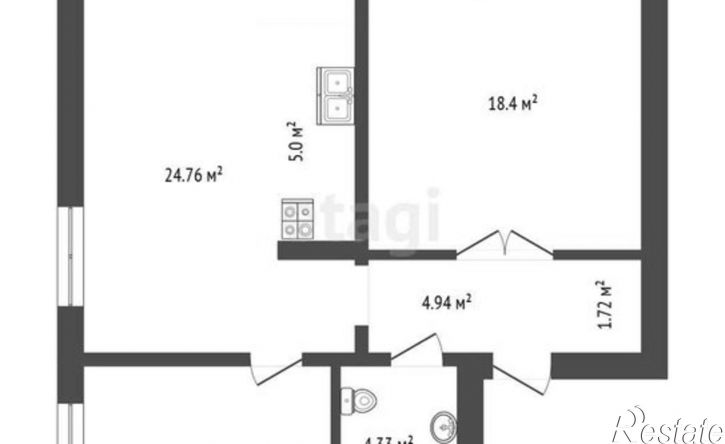 3-комн квартира жилой комплекс Гармония