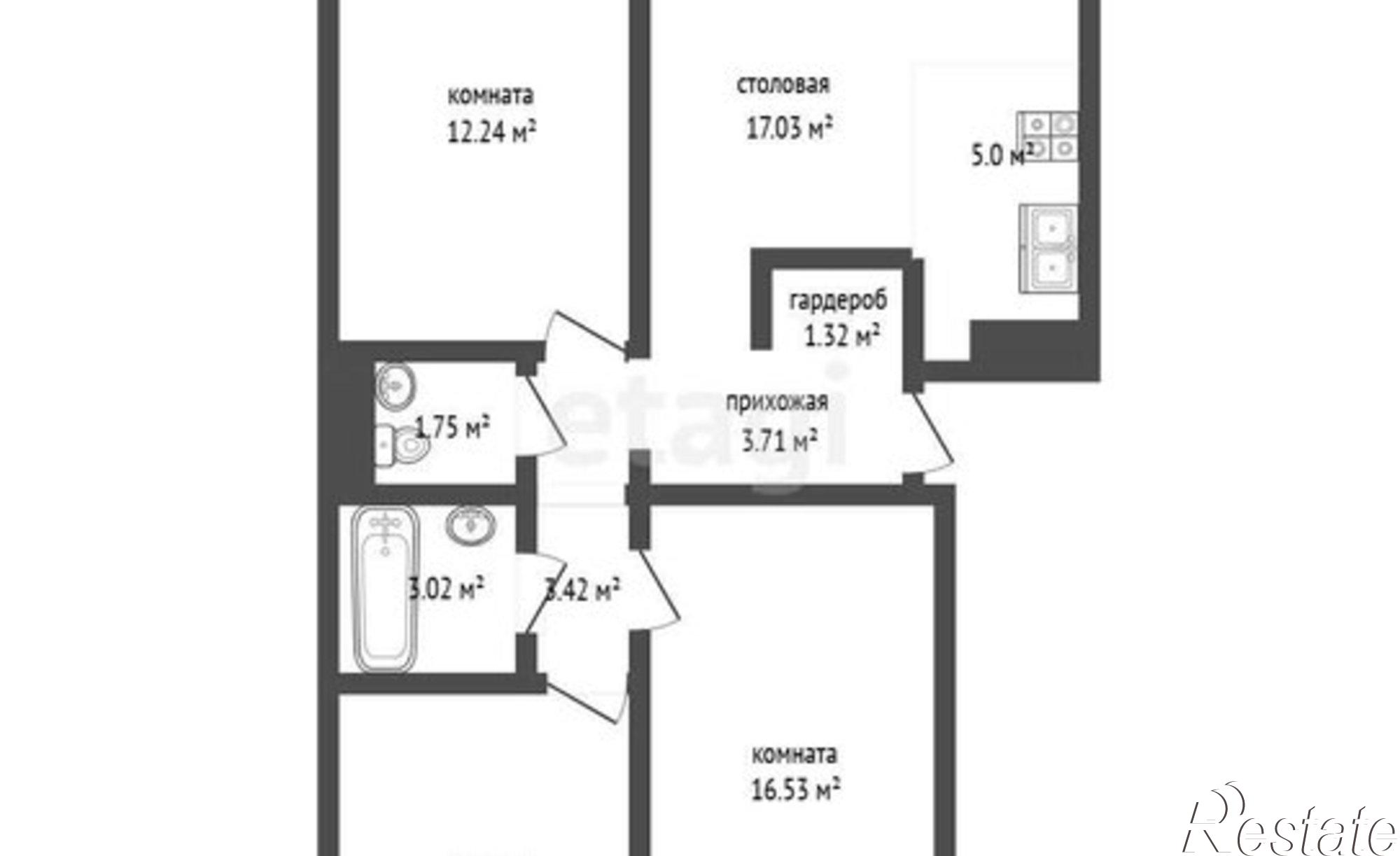 Купить квартиру за 7 057 530 рублей на проспект Макеева, 84
