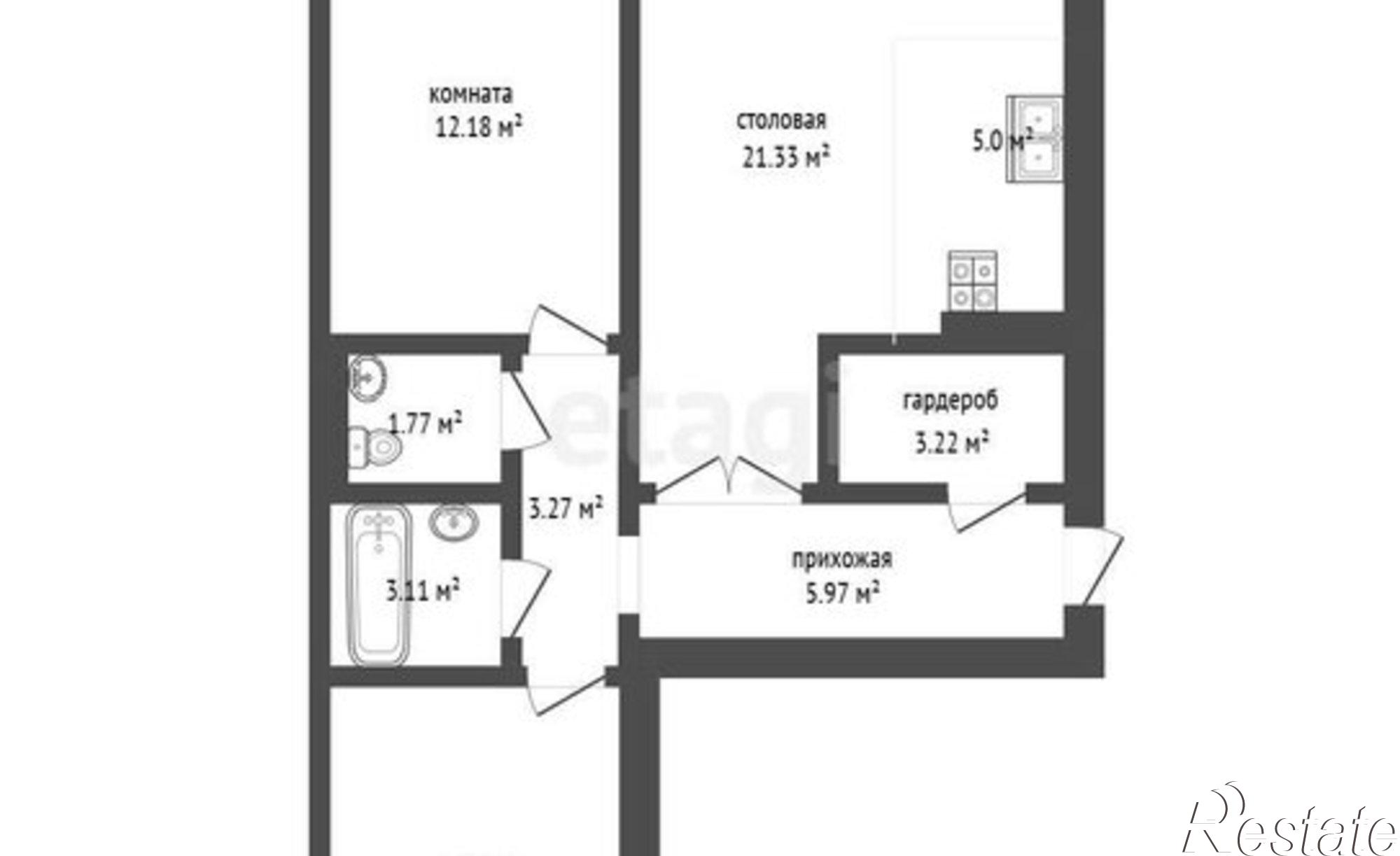 Купить квартиру за 6 244 540 рублей на проспект Макеева, 84