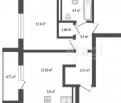 3-комн, 63кв м, этаж 3/10 проспект Макеева, 84