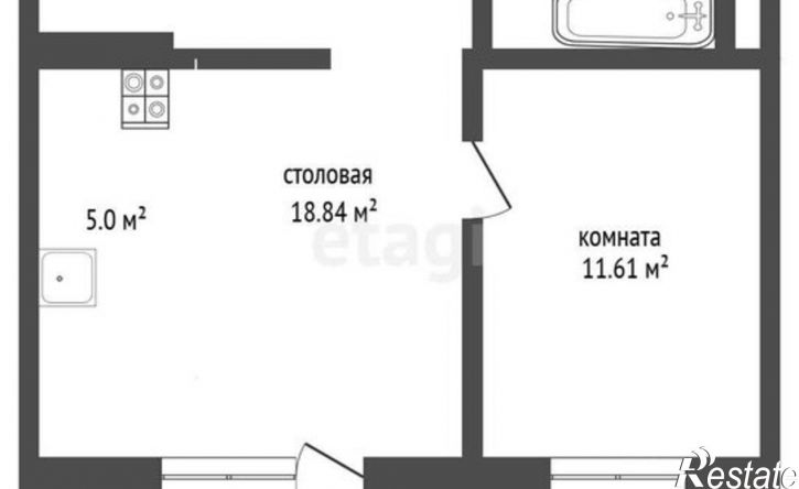 1-комн квартира проспект Макеева, 84