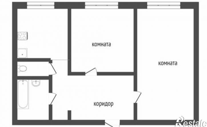2-комн квартира пр-кт Октября, 63,  д. 63