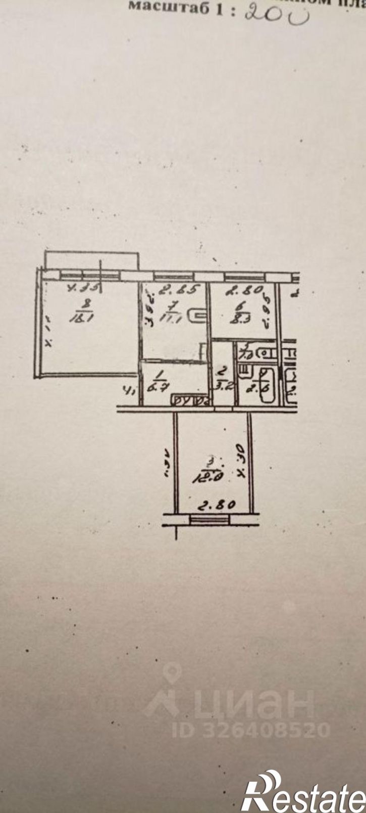 3-комн квартира ул Жуковского, 3,  д. 3