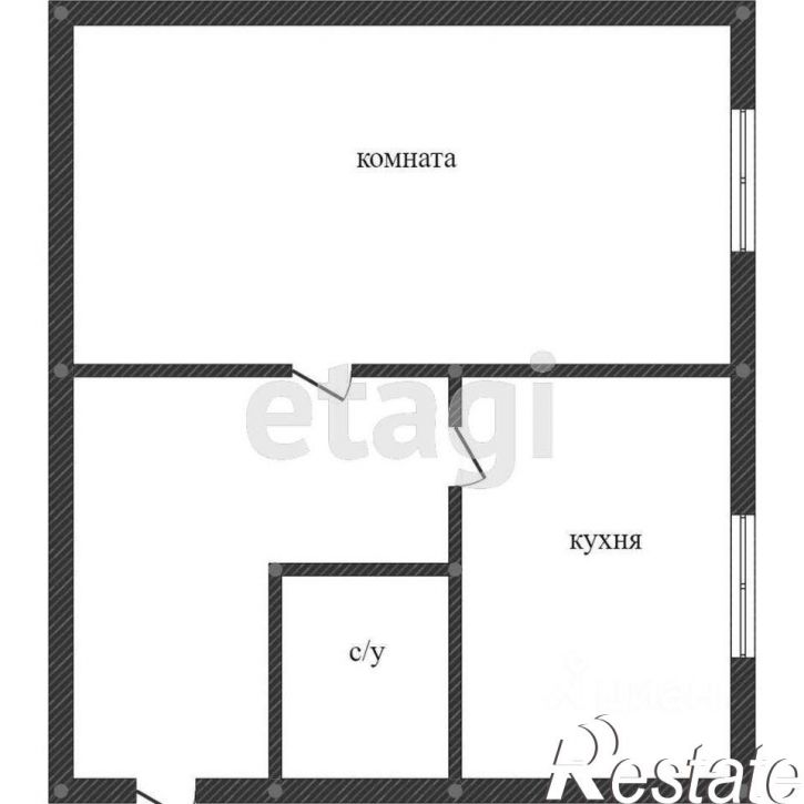 1-комн квартира Уральская улица, 126,  д. 126