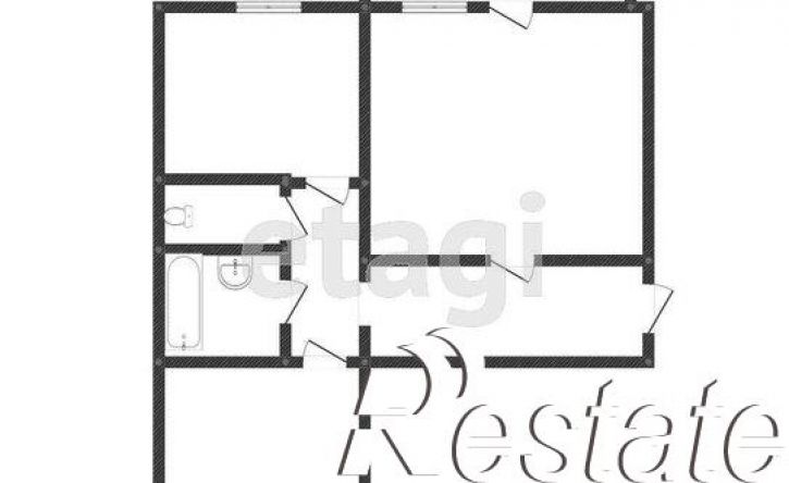 2-комн квартира улица Вернадского, 42А,  д. 42А