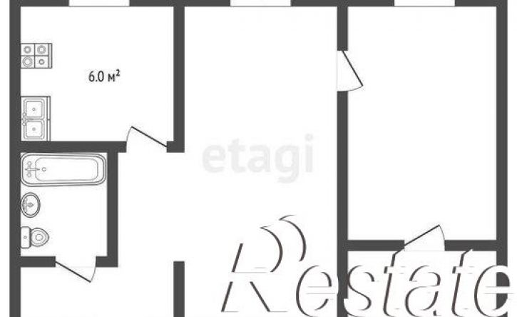 2-комн квартира проспект Автозаводцев, 54,  д. 54