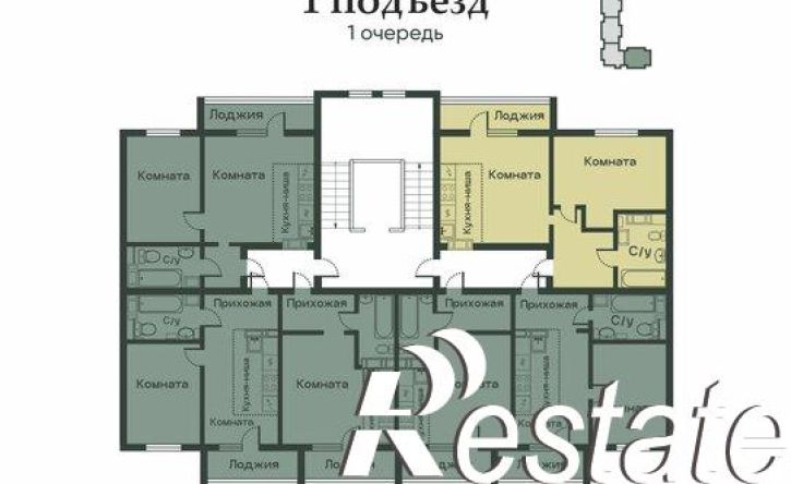 1-комн квартира в новом доме улица Лихачёва, 2,  д. 2